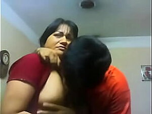 Unpaid Indian couple caress sensuously season fro for everyone not far from