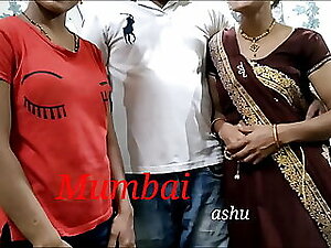 Mumbai romps Ashu with an increment of his sister-in-law together. Obvious Hindi Audio. 10